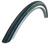 SCHWALBE Fahrradreifen Lugano II HS 471 28 Zoll | ETRTO: 25-622 | Draht | LiteSkin | SiC / Silica | blau Stripes