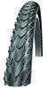 SCHWALBE Fahrradreifen Marathon Plus Tour HS 404 26 Zoll | ETRTO: 50-559 | Draht | TwinSkin | schwarz Reflex