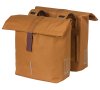 BASIL Doppelpacktasche City Befestigung: DBS / MIK / Racktime-Platte | camel braun