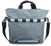 REISENTHEL Gepäckträgertasche Oval M Befestigung: KlickFix | twist silver | Für Gepäckträger mit 6 - 16 mm Durchmesser | Größe: M